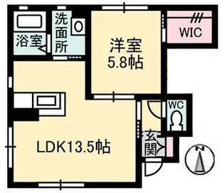 CASA SACHI【1階】の間取り