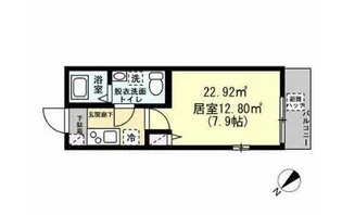 リヴィエールII【2階】の間取り