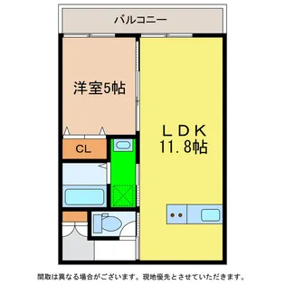 ピース・スクエア小松島【3階】の間取り
