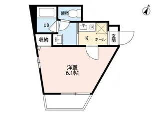 ウエストハイム上板橋【1階】の間取り