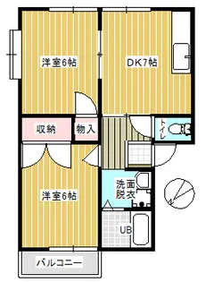 モストプラザ【2階】の間取り
