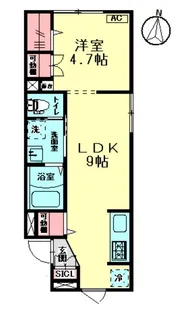 Erster Berg【2階】の間取り