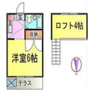 SAC西八王子【2階】の間取り