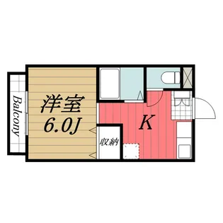 ライブリーハイツ【2階】の間取り