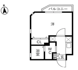 Asobi-PALACE新宿【3階】の間取り