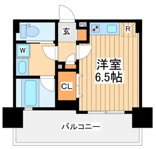 ヴェレーナ横浜反町駅前【5階】の間取り