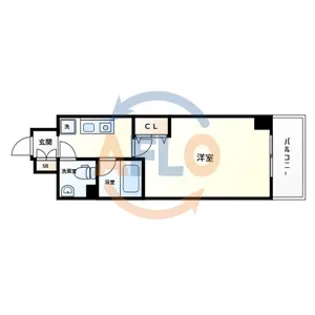 ロジェ今福鶴見【11階】の間取り