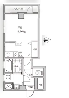 ルミエールアイ【3階】の間取り