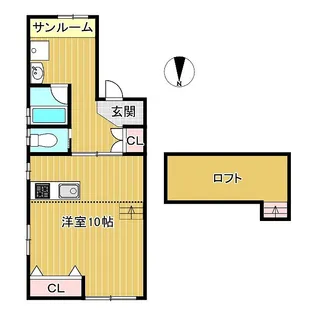 ナガエシイナ【2階】の間取り
