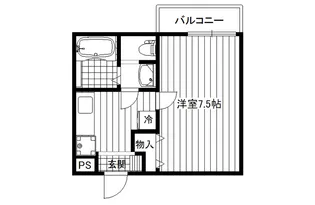 ディアプレイス【2階】の間取り