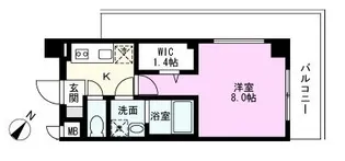 カーサヴェルデ八潮【4階】の間取り