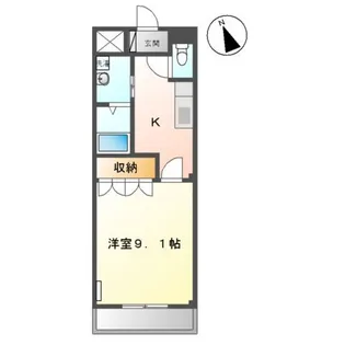 イーストパレス壱番館【2階】の間取り