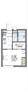 レオパレスシエルブルー【1階】の間取り