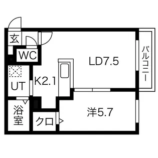 Swiru(スウィール)【1階】の間取り