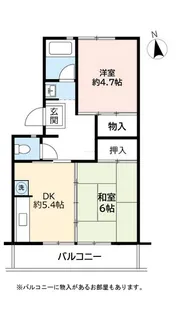 UR花山東【7階】の間取り