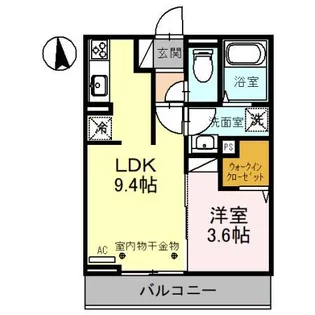 アッシュルーム【2階】の間取り