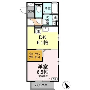 ヴィヴィアン有福【2階】の間取り