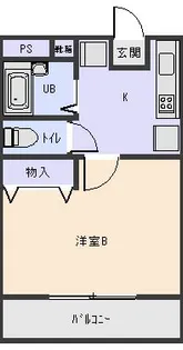サニーコート岡大西【2階】の間取り