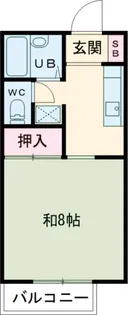 ベルメゾンC【2階】の間取り