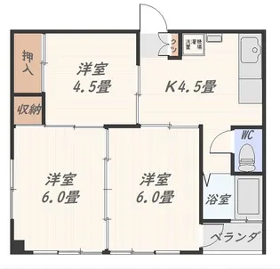 第一旭ビル【3階】の間取り