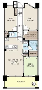クレストシティアクアグランデ【10階】の間取り
