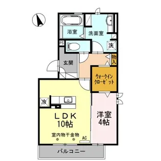 クレシェンテ【3階】の間取り