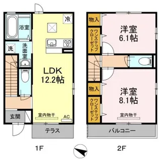 g.forest【2階】の間取り