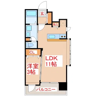 Granfiore【7階】の間取り