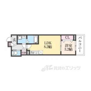 ジーメゾン郡山ネクサス【3階】の間取り