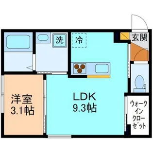 W×W【1階】の間取り