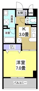 エストメンツ中央【5階】の間取り