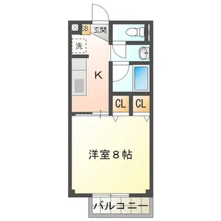 フォレスト【2階】の間取り