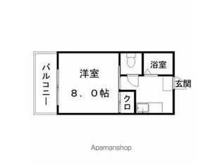 第2岩田ビル【1階】の間取り