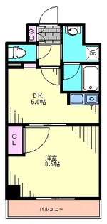 神奈川県横浜市中区扇町4【マンション】の間取り