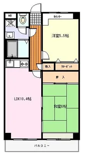 ファミール八柱【3階】の間取り