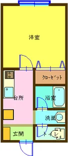スターコーポ【2階】の間取り