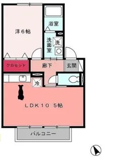 バロン首里平良(バロンシュリタイラ)【2階】の間取り
