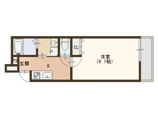 大阪府大阪市住之江区中加賀屋4【アパート】の間取り