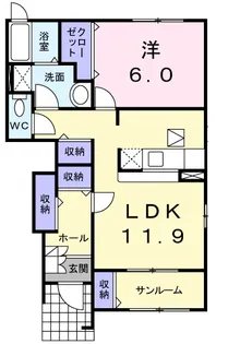 デイジー【1階】の間取り
