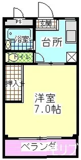 プレーヌI【1階】の間取り