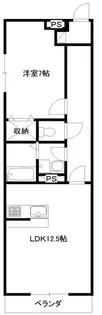 ドギー【3階】の間取り