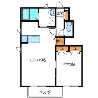 グリーンレジデンス C棟【1階】の間取り