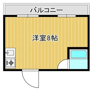 日野マンション【4階】の間取り
