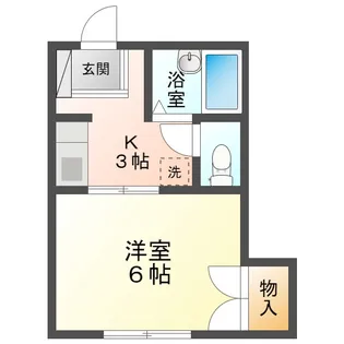 コーポエースII【2階】の間取り