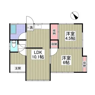群馬県邑楽郡大泉町大字寄木戸【一戸建】の間取り