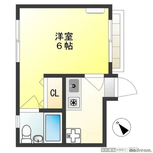 メゾンアヤキ【1階】の間取り