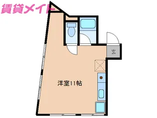 ウイングルートII【2階】の間取り