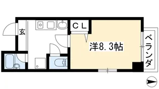 オクムラビル【4階】の間取り