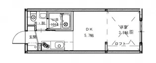 ニホコーポラスIII【2階】の間取り