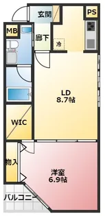 Sフラット【2階】の間取り